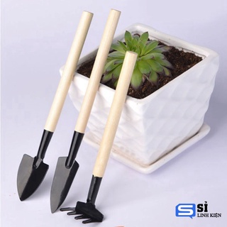 Bộ Cuốc Xẻng Mini trồng cây cảnh 3 Món