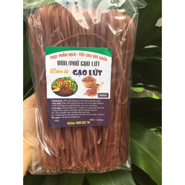 Bún/Phở gạo lứt đỏ ăn kiêng giảm cân