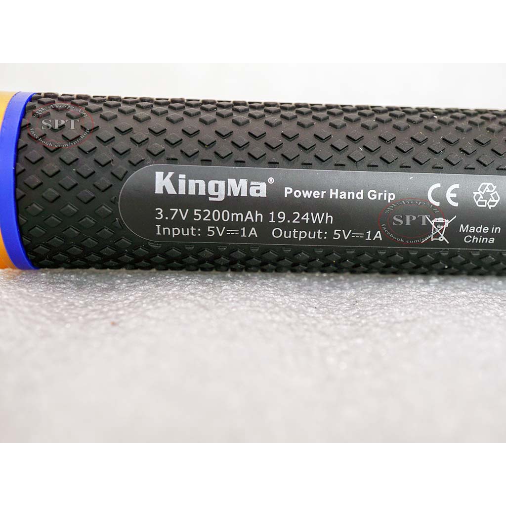 Gậy cầm tay kiêm sạc dự phòng cho GoPro Kingma dung lượng 5200mAh