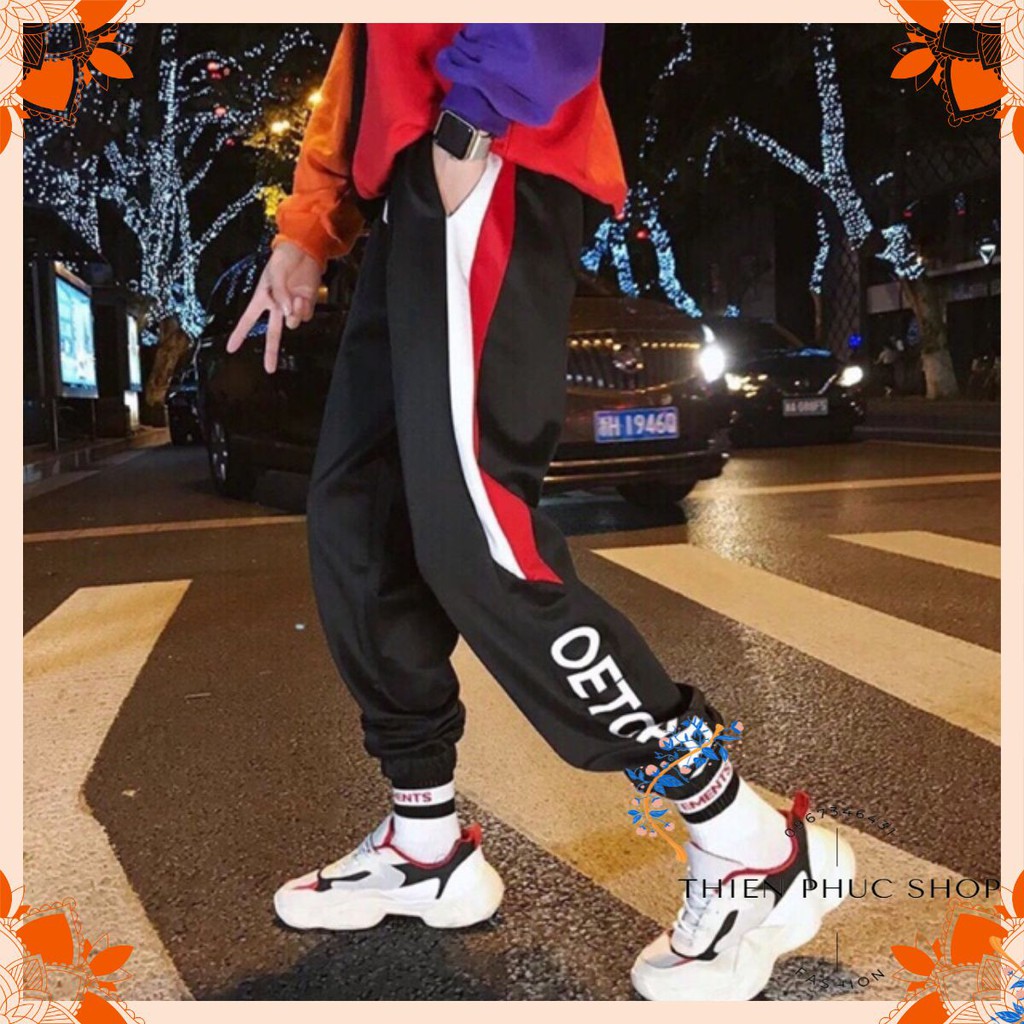 Quần slimline jogger nam