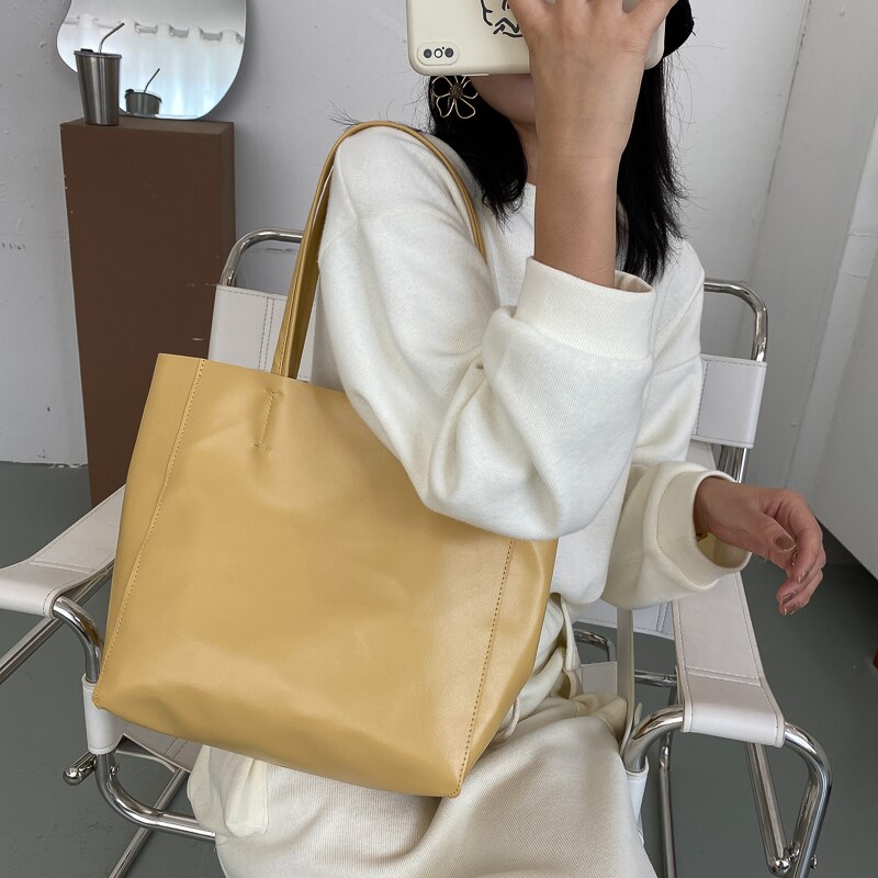 Túi Xách JASMIN NOIR Da PU Sức Chứa Lớn Kiểu Dáng Thời Trang Phong Cách Vintage Dành Cho Nữ