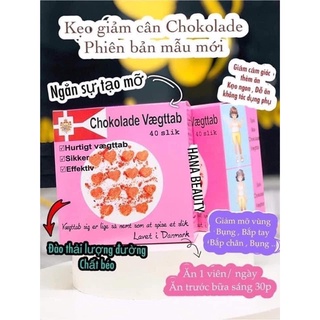 Kẹo socola giảm cân Đan mạch Chokolade Vaegttab chính hãng