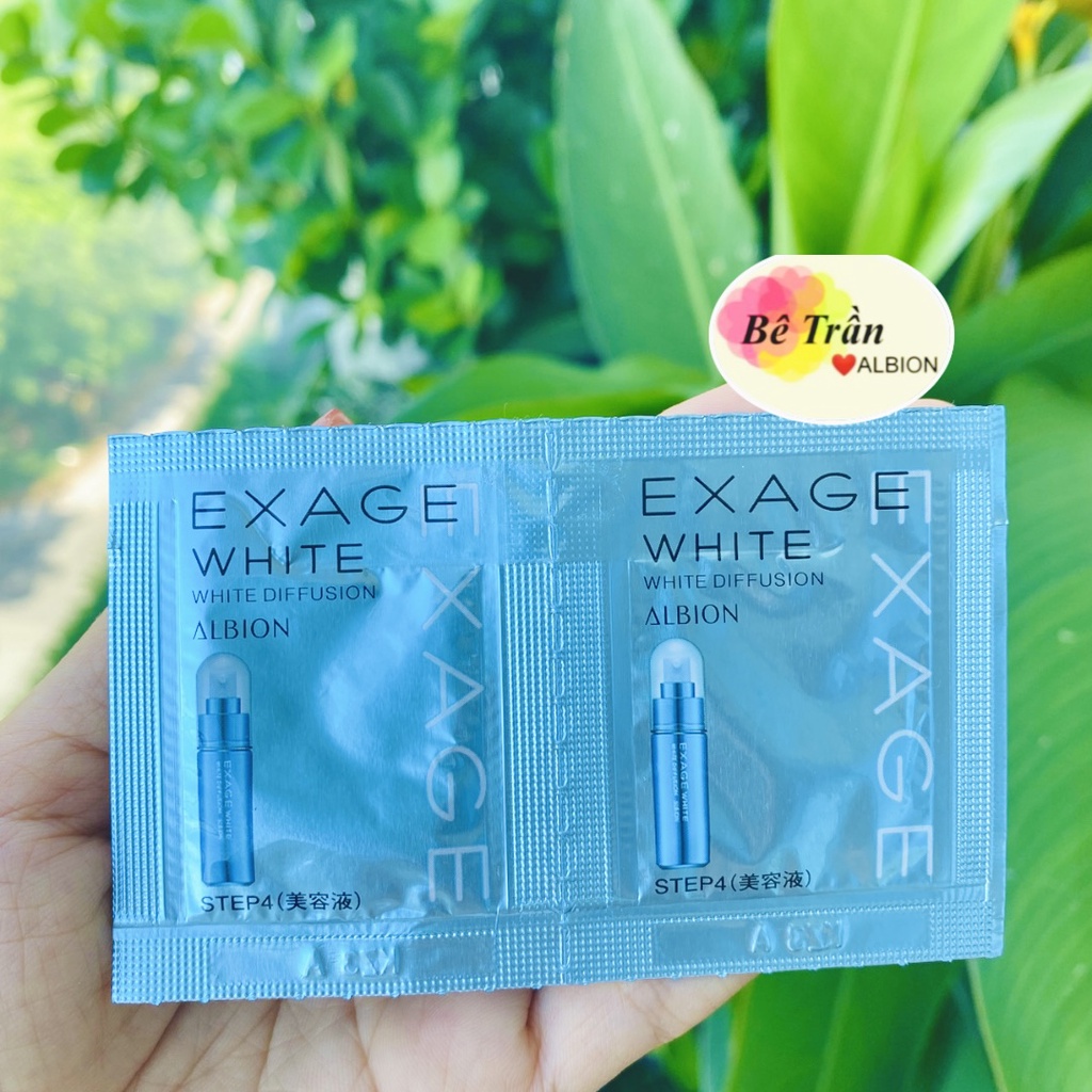 Tổng hợp mẫu thử dòng Exage tẩy trang, sữa rửa mặt, sữa dưỡng, serum, kem dưỡng
