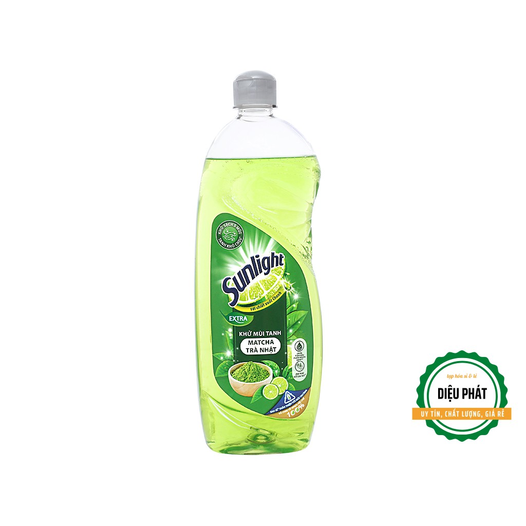 ⚡️ Nước Rửa Chén Sunlight Extra Trà Xanh Matcha Nhật Bản Chai 725ml