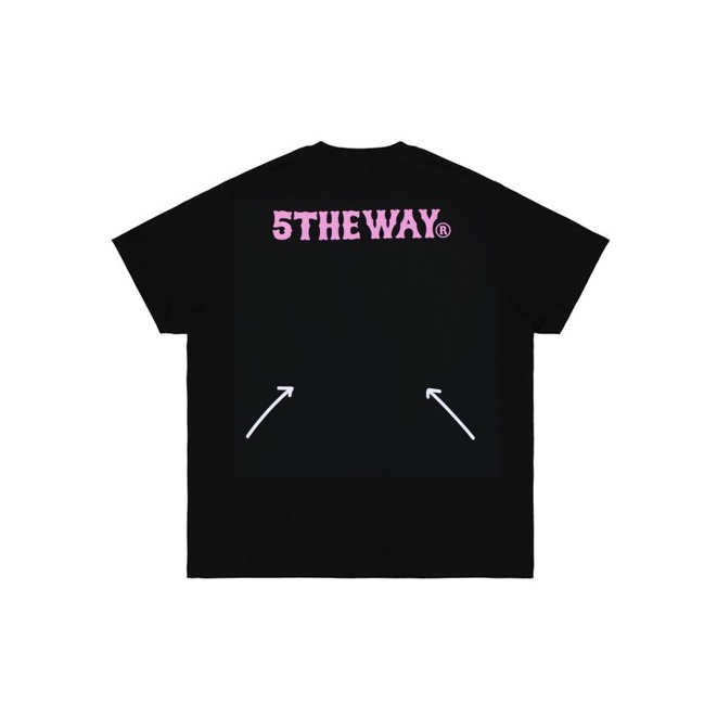 Áo Thun 5THEWAY /painting/ Square Tee in Black aka Áo Thun Đen