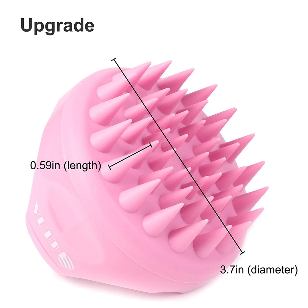 Bill US - Lược gội đầu 2in1 HEETA SHAMPOO BRUSH màu hồng