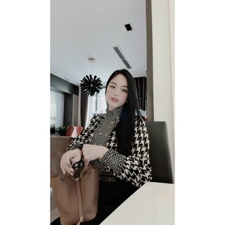 Áo sơ mi lụa ziczac