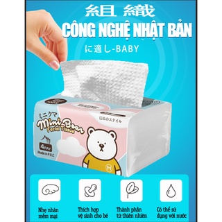 Khăn giấy mini bear Nhật 4 lớp 300 tờ