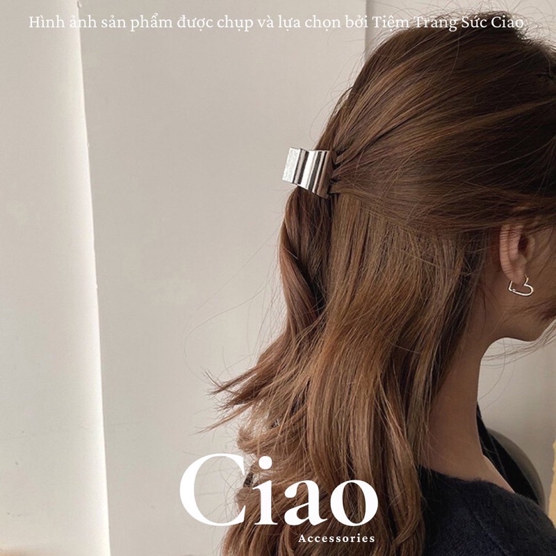 [NEW ITEMS] Kẹp càng cua kim loại trendy phong cách Hàn Ciao accessories