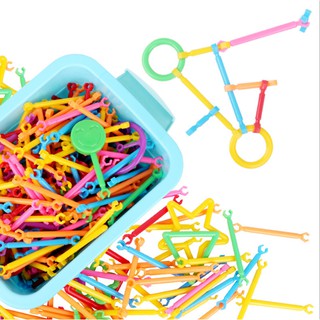 Ghép hình que nhựa 520 chi tiết