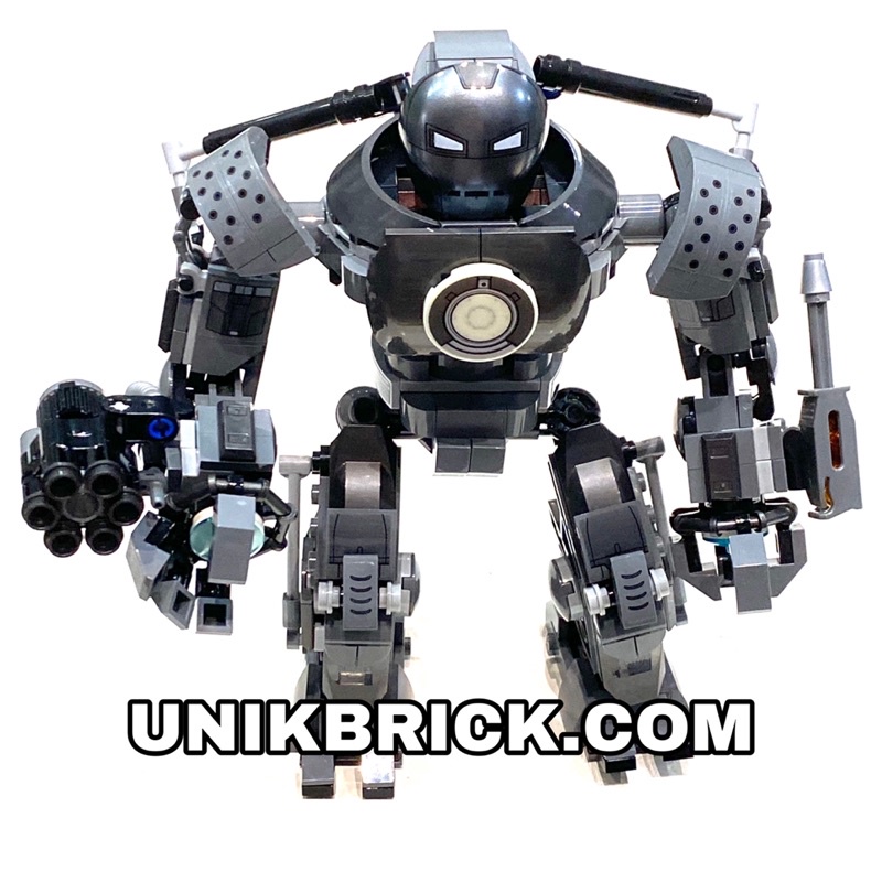 Lego UNIK BRICK Marvel Gigantic Iron Monger Mech Người sắt xám khổng lồ chính hãng .
