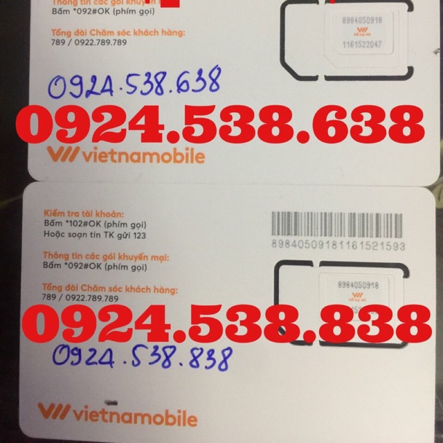 Combo sim cặp đẹp