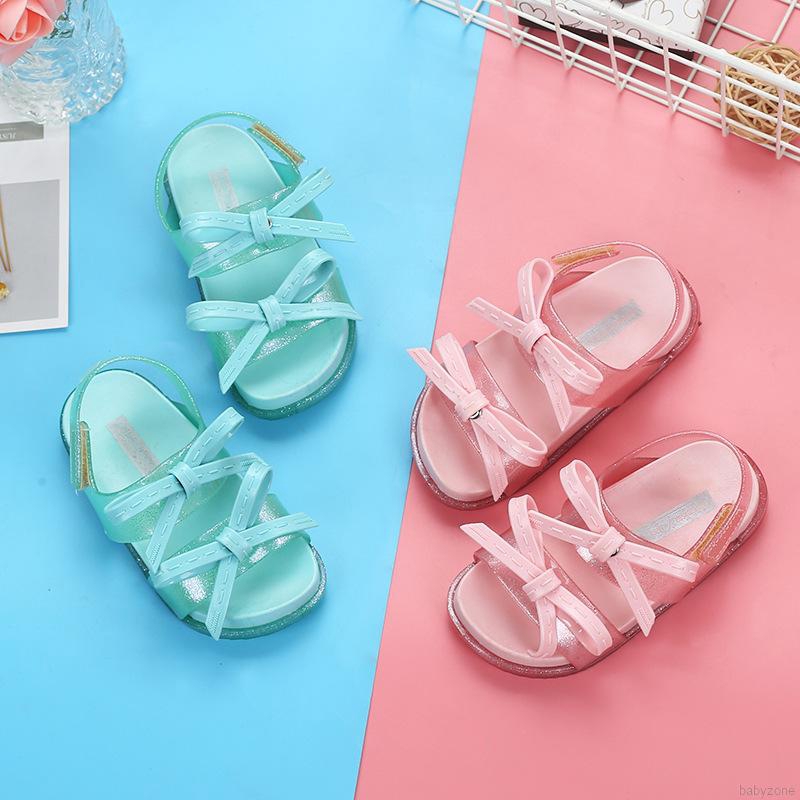 Sandals Mềm Mại, Chống Trượt, Có Gắn Nơ, Dùng Cho Bé Gái
