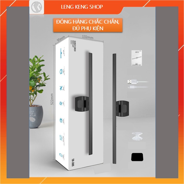 Đèn LED treo màn hình máy tính 3 chế độ màu, điều chỉnh độ sáng