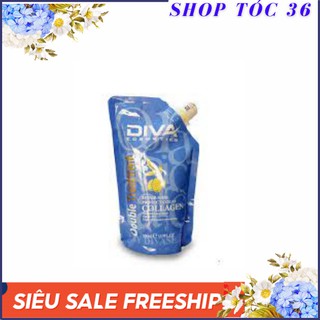 Dầu hấp ủ tóc collagen diva sea phục hồi hư tổn 500ml