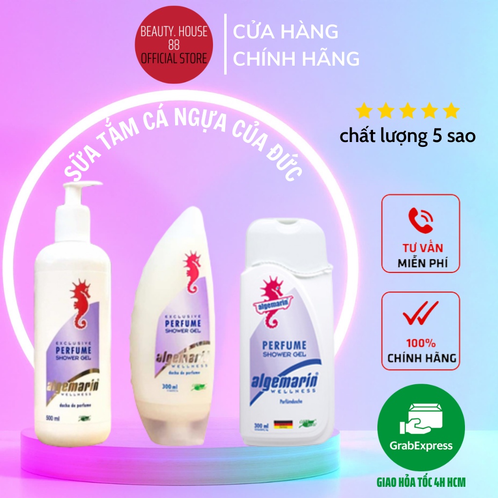 Sữa Tắm Cá Ngựa Algemarin Nhập Khẩu Chính Hãng Đức - Beauty.House88
