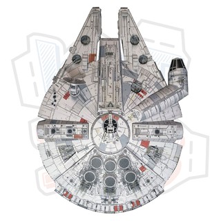 Mô hình giấy Star Wars Phi thuyền Millennium Falcon
