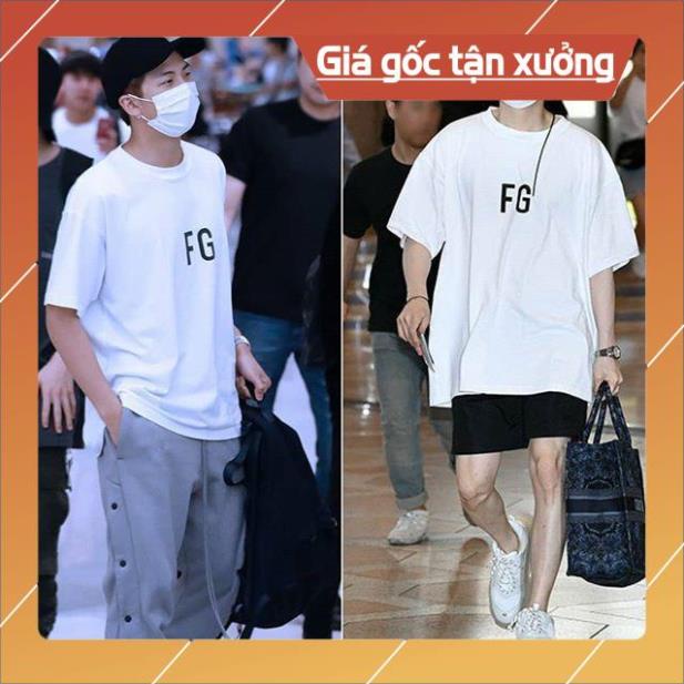 Áo thun  FG SG Agust D Suga BTS Form rộng rãi thoải mái vải mát mịn đẹp cao cấp Army