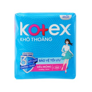 Băng vệ sinh kotex siêu mỏng cánh 23cm