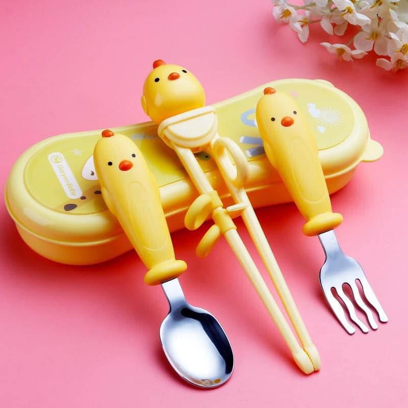 Bộ đũa thìa tập ăn cho trẻ em
