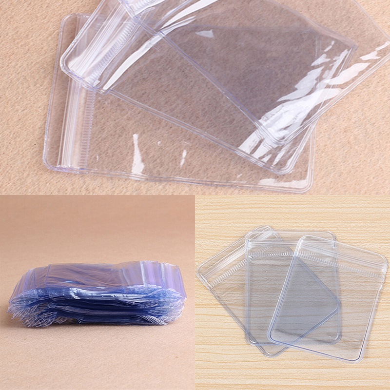 Bộ 100 Túi Nhựa PVC Trong Suốt Mới
