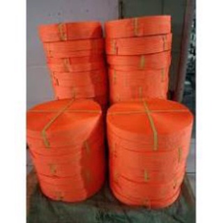 Giá bán 1 mét - Dây đai vải polyester bản 50mm tải trọng tối đa 3 tấn chằng hàng, chằng cột hàng hóa màu cam