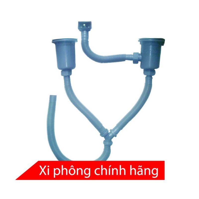 Bồn chậu rửa chén 1 hộc Tân Á Đại Thành 46x37x20 kèm bộ xả