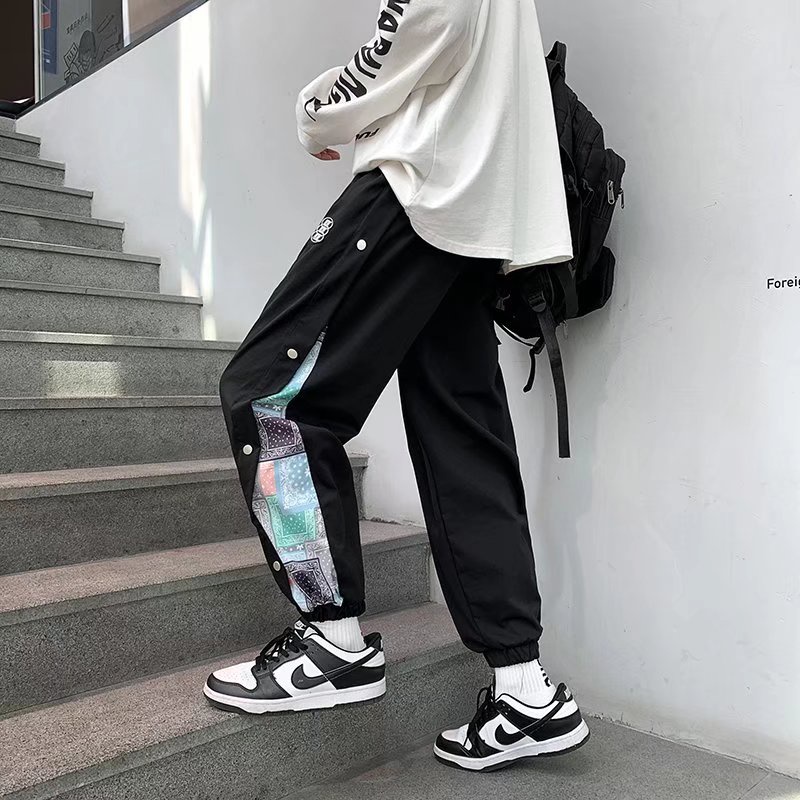 Quần ống rộng thời trang hip hop cho nam size M-3XL