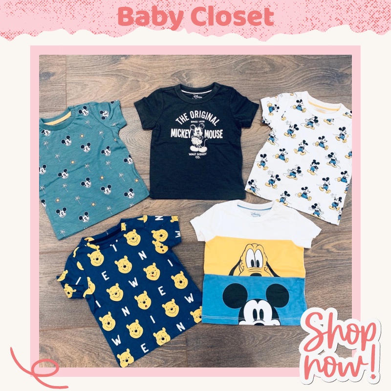 Áo phông C&A Disney cho bé xịn cotton mềm mỏng, thoáng mát, thời trang hè cho bé
