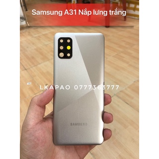 Nắp lưng Samsung a31 trắng