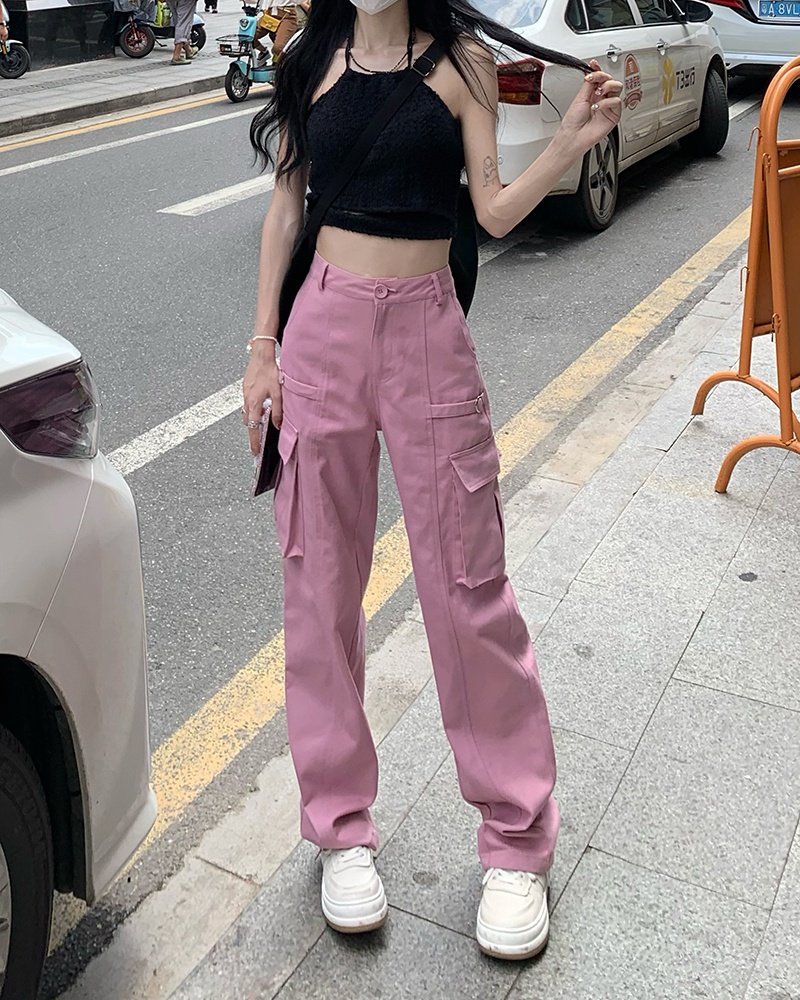 Quần dài Peppermint 52091 ống suông phong cách retro