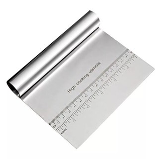 Dao cắt bột inox/ dao cắt bánh inox có vạch chia