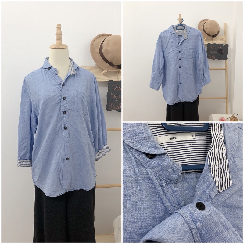 Áo sơ mi vin ca rô hiệu 2hand