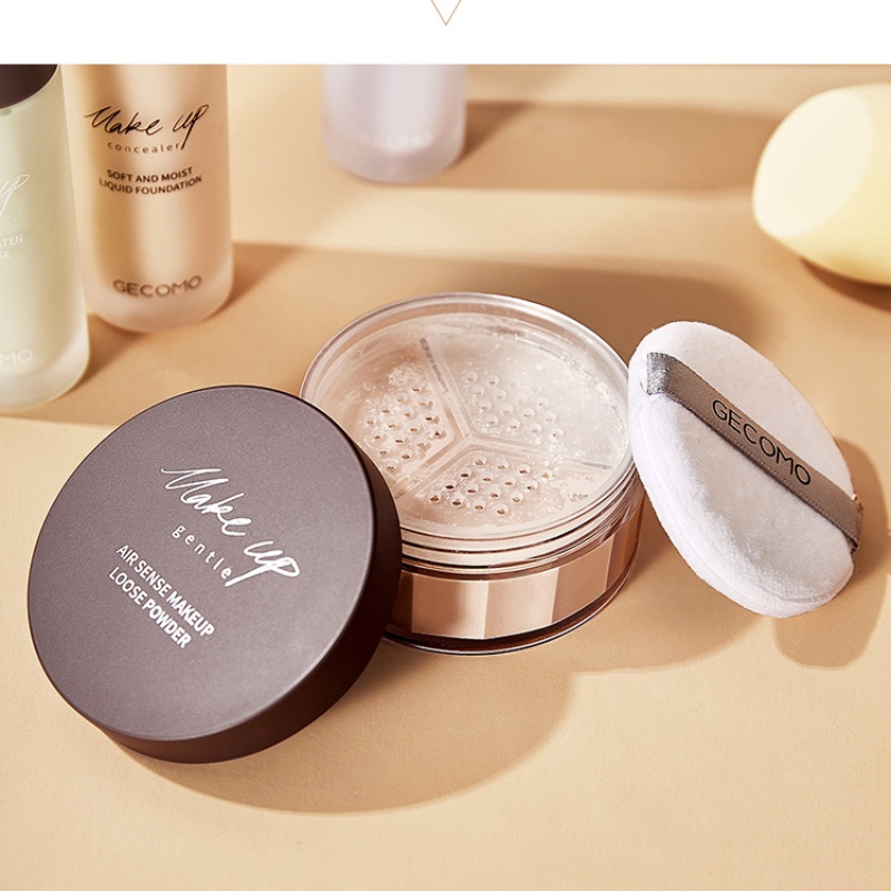 [Hàng mới về] Set 4 lọ kem nền dạng lỏng GECOMO che khuyết điểm tạo lớp nền mút hình quả trứng