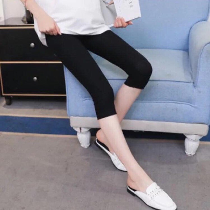 Quần Lửng Bầu TK - chất Umi cotton mềm đẹp co dãn 4 chiều - đủ size - QL02