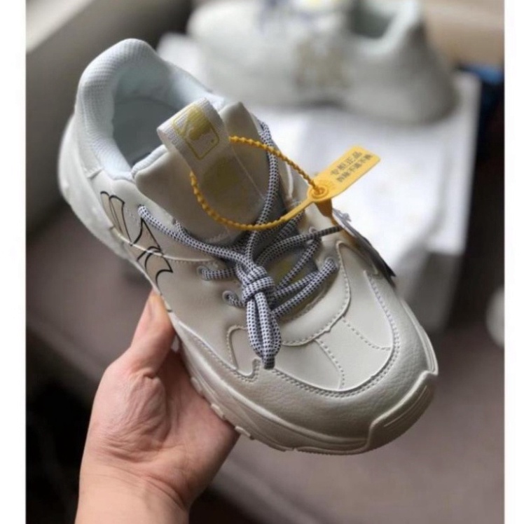 Giày thể thao nam nữ NY cao cấp hàng full box, giày trắng Sneaker ulzzang cao cổ tăng chiều cao 5cm, mẫu mới jordan M5