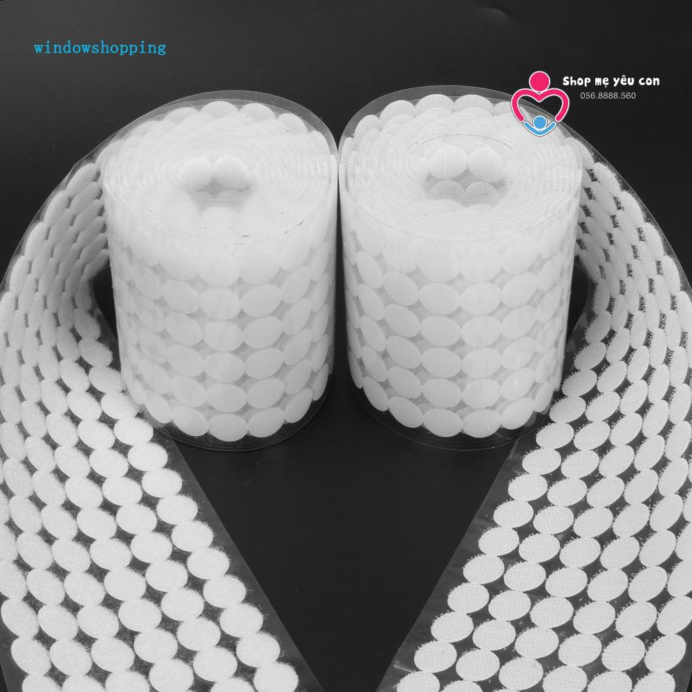 SỈ 1000 Băng Dính Gai Velcro Tròn, Có Sẵn Keo Dán Các Loại