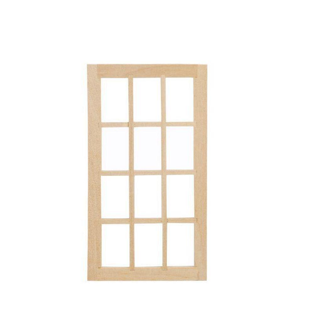 BEBETTERM Mô Hình Nội Thất Khung Gỗ Dễ Thương Trang Trí Nhà Búp Bê Tỉ Lệ 1 / 12