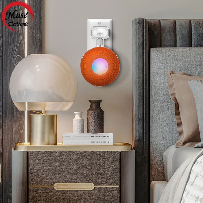 Giá Đỡ Loa Gắn Tường Màu Trơn Tương Thích Với Home Pod Mini
