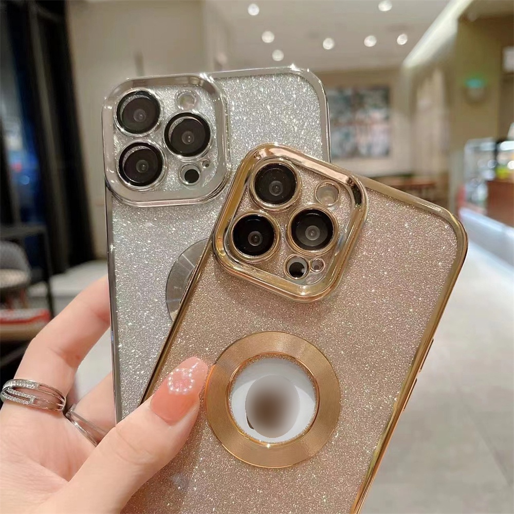 Ốp Điện Thoại Silicon Dẻo Tráng Gương Sang Trọng Chống Sốc Cho iPhone 13 12 Pro Max 11 Pro XS Max
