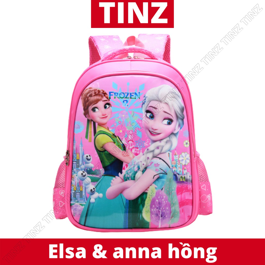 Balo đi học cho bé lớp 1,2,3,4,5 chống gù chống nước TINZ|Mã CC1-18