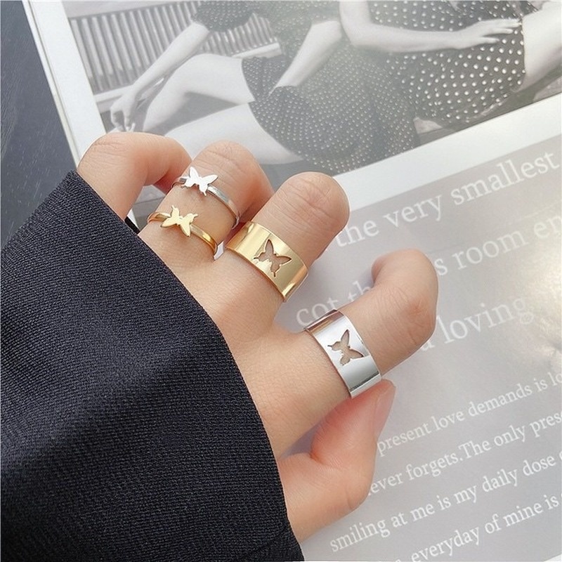 Nhẫn Cặp Đôi Thời Trang Cá Tính