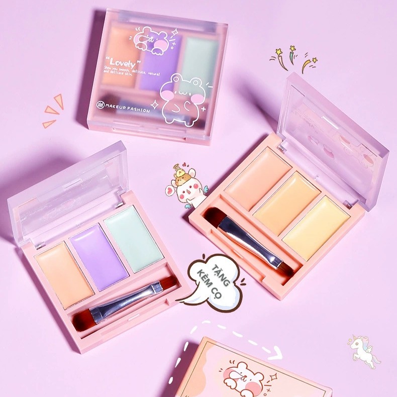 Bảng che khuyết điểm 3 màu XIXI Lovely Make up Fashion XIXI15 | BigBuy360 - bigbuy360.vn
