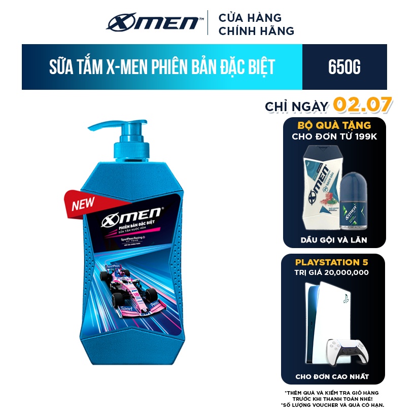 Sữa tắm X-Men Phiên Bản Đặc Biệt 650g