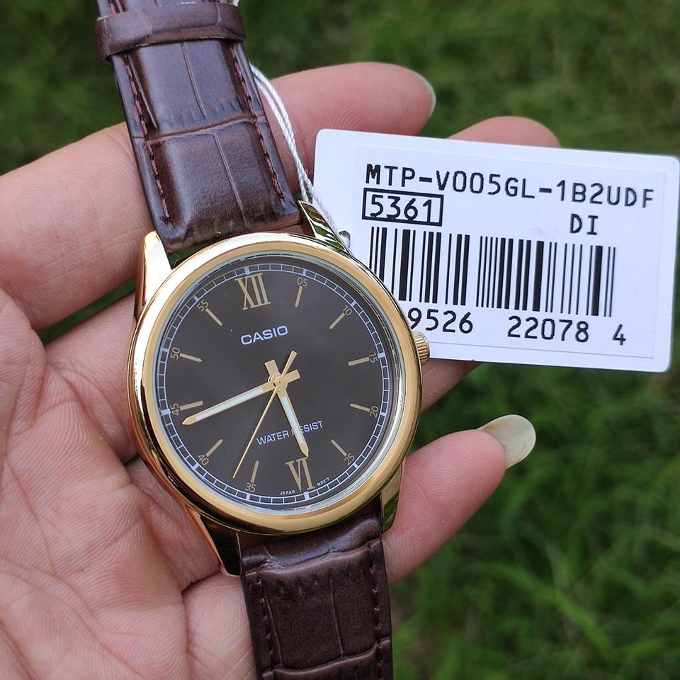 Đồng hồ nam dây da chính hãng Casio Anh Khuê MTP-V005 | BigBuy360 - bigbuy360.vn