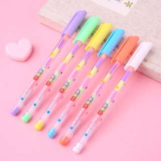 Bút cầu vồng 6 màu