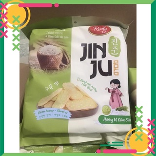 Bánh Gạo Vị Cốm Sữa Richy Jin ju Gold gói 134.4g
