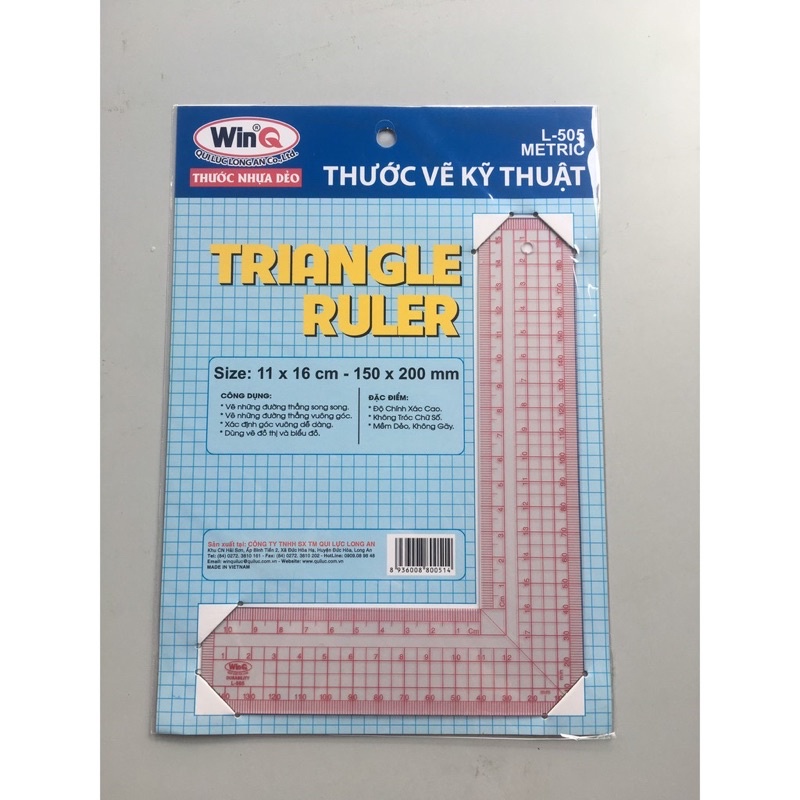 Thước vẻ góc vuông hình chữ L