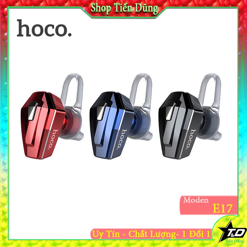 TAI NGHE HOCO E17 DÒNG 1 TAI - TAI NGHE CHÍNH HÃNG HOCO - TAI NGHE KHÔNG DÂY ĐẬM CHẤT TAI NGHE THỂ THAO