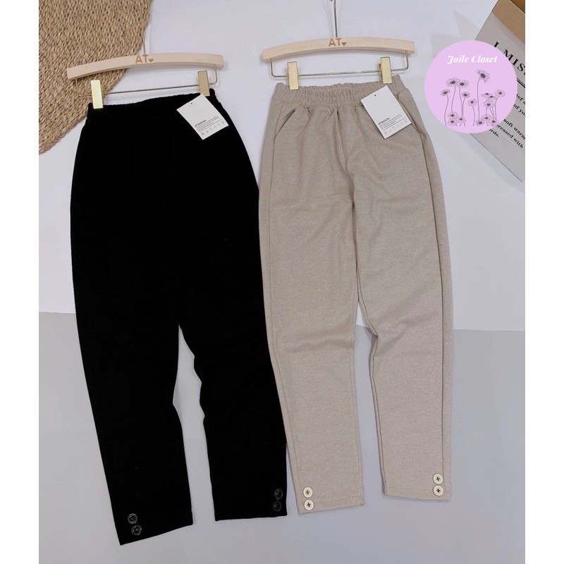 quần baggy umi dạ, phối cúc_539